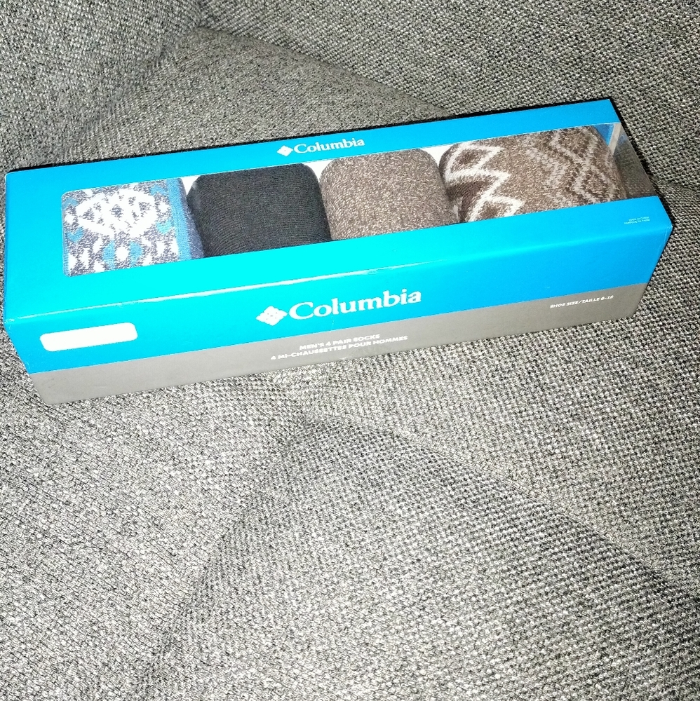 New Columbia socks for men